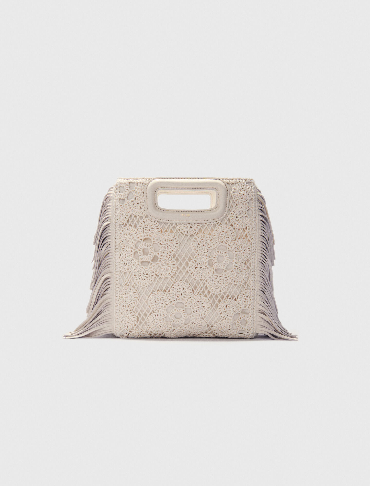 Bolso M de ganchillo