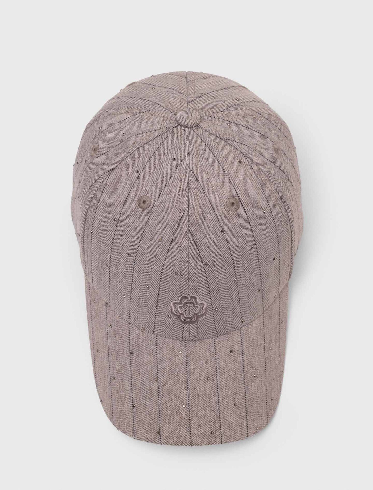 Gorra de algodón estampada