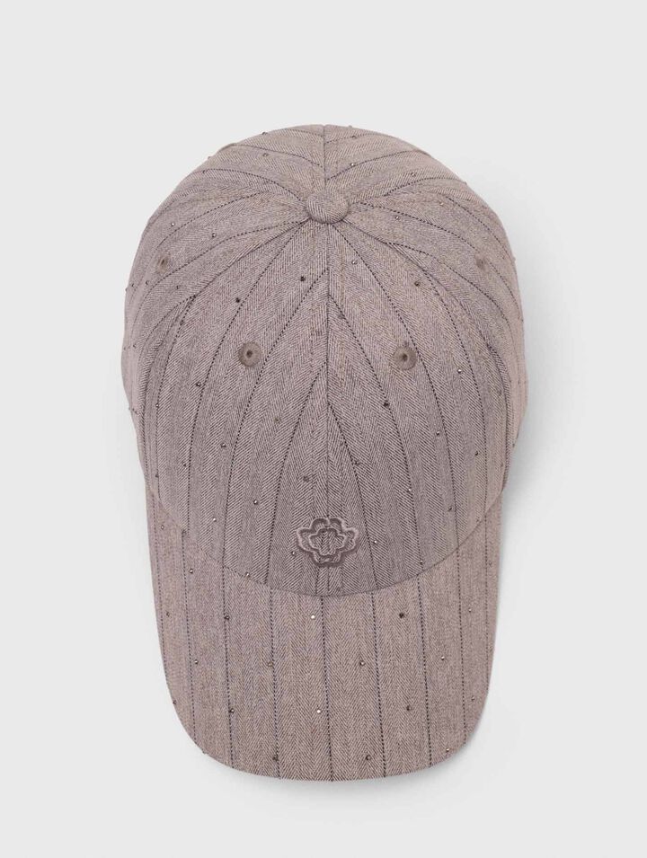 Gorra de algodón estampada
