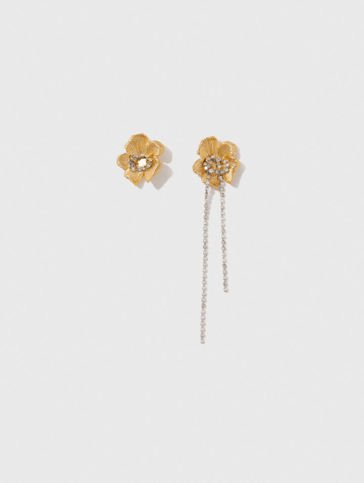 Pendientes flores