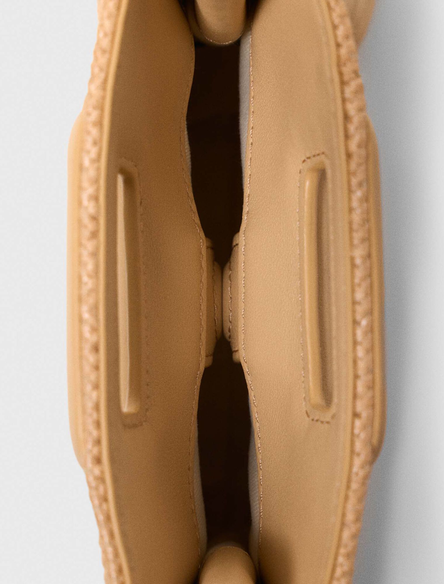 Bolso M Mini efecto rafia