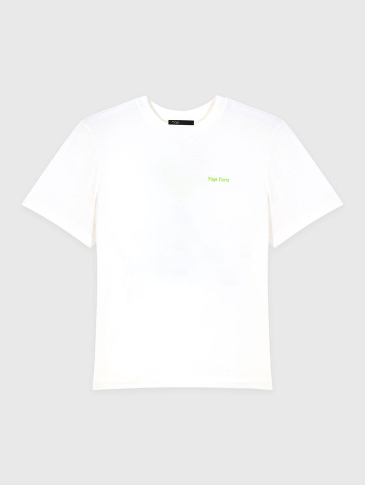 Camiseta con estampado estival