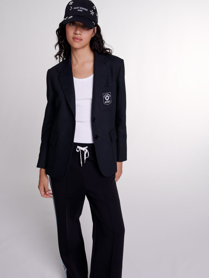 Chaqueta sastre bordada