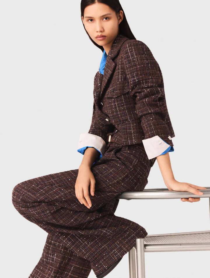 Pantalón de tweed