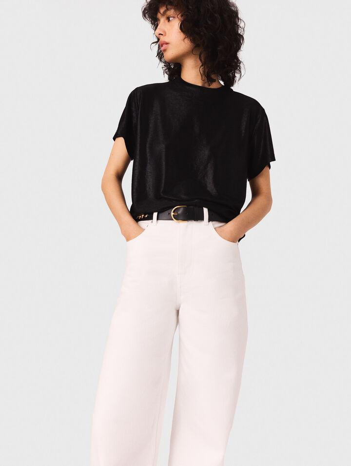 Camiseta de lamé
