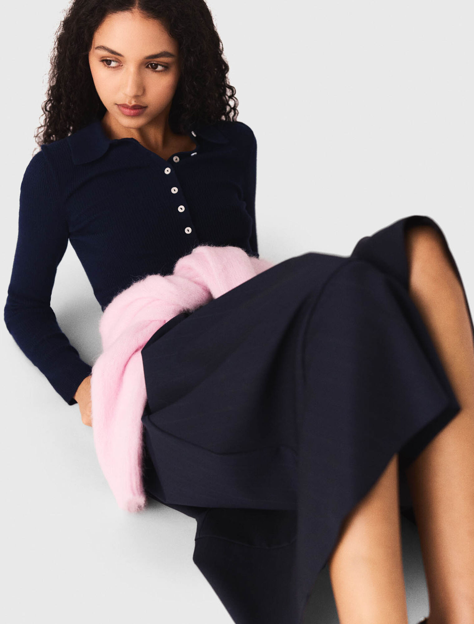 Jersey de canal&eacute; cuello polo