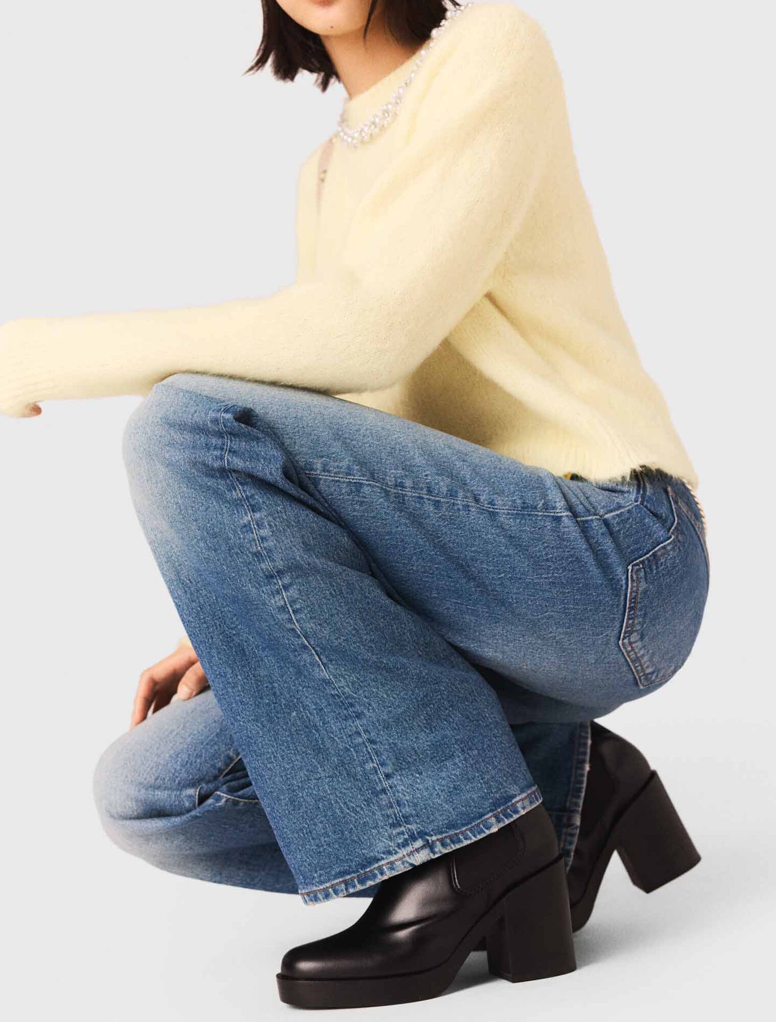 Vaquero con cintur&oacute;n de eslabones