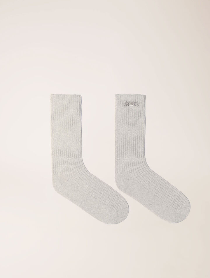 Calcetines de lurex