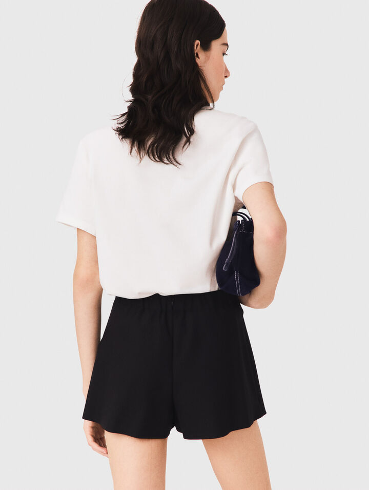 Pantal&oacute;n corto de sastre trampantojo