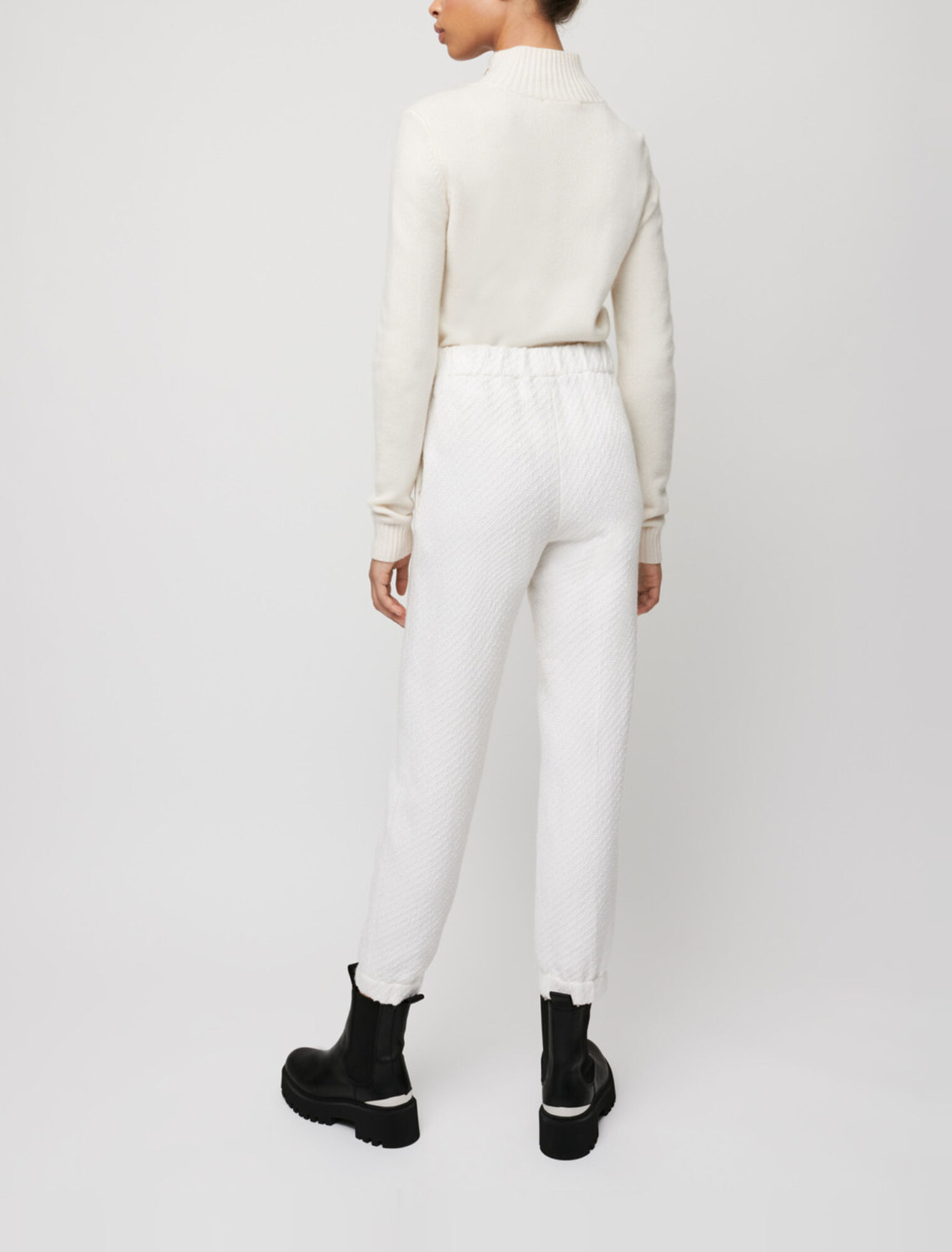 Pantalones de jogging estilo tweed