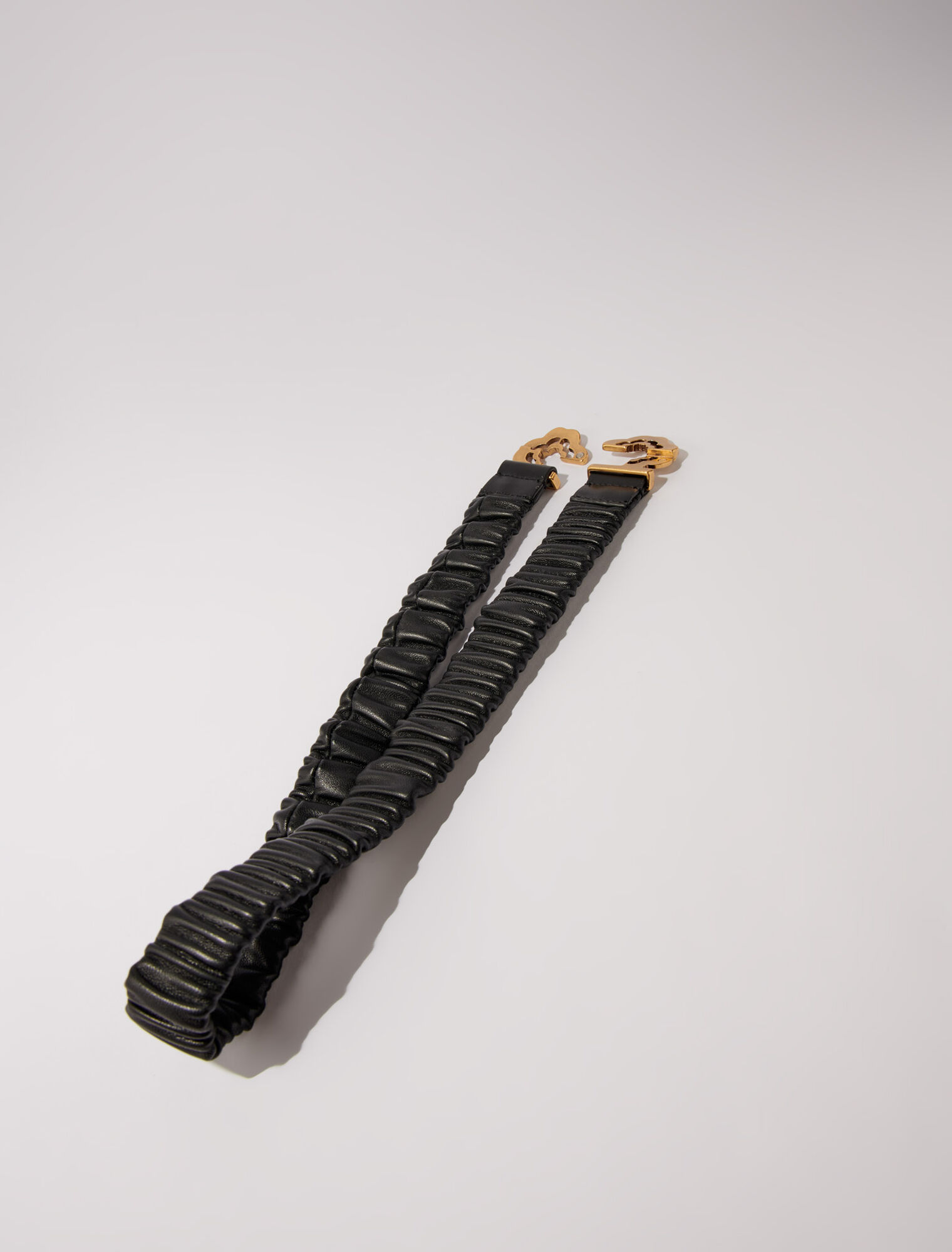 Cinturón de cuero elástico