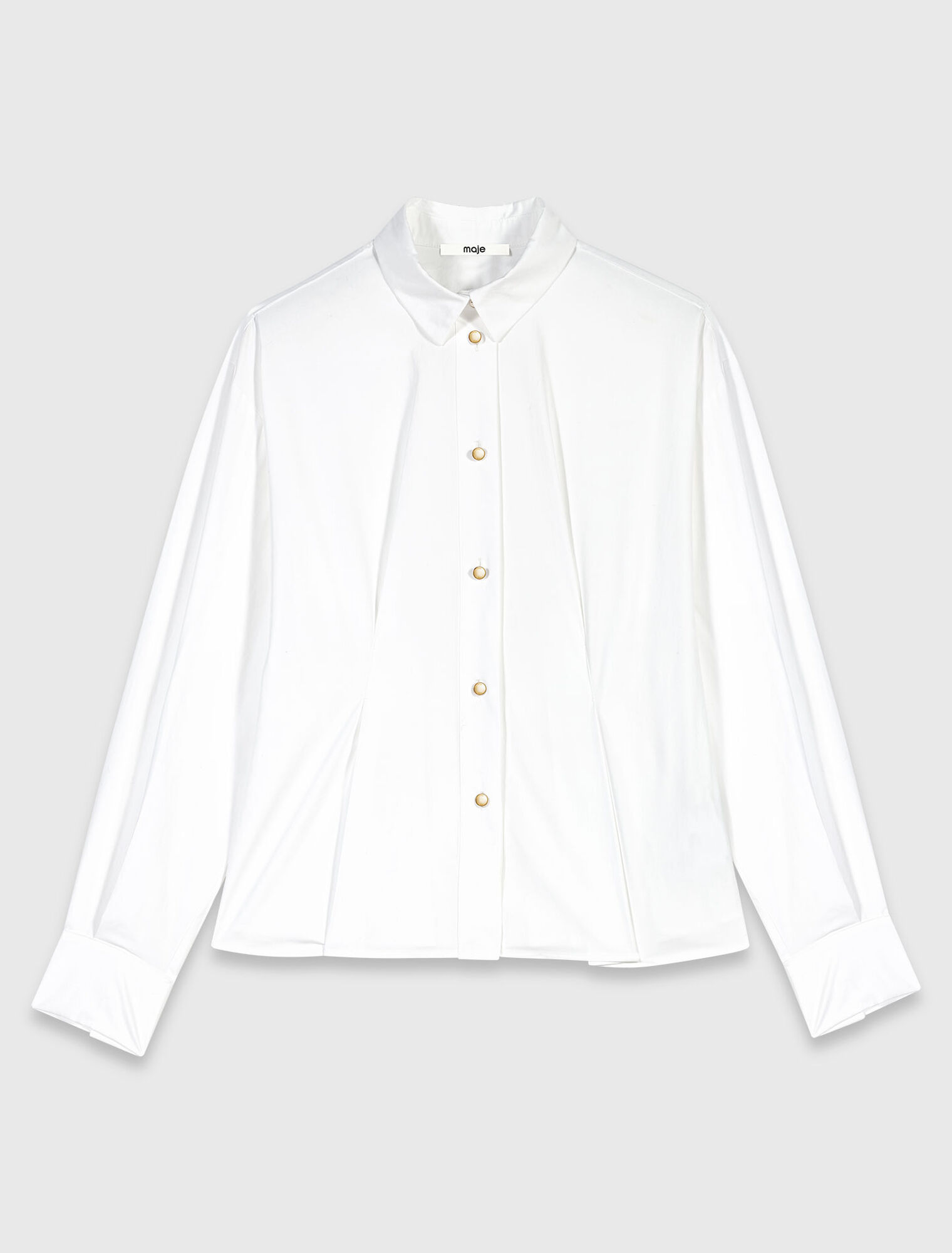 Camisa con cordones en la espalda