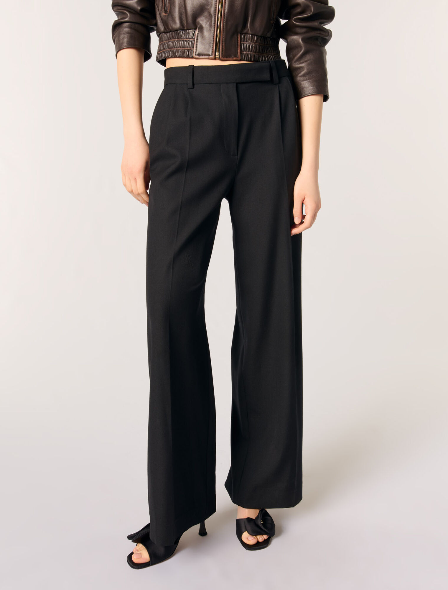 Pantalón de traje ancho