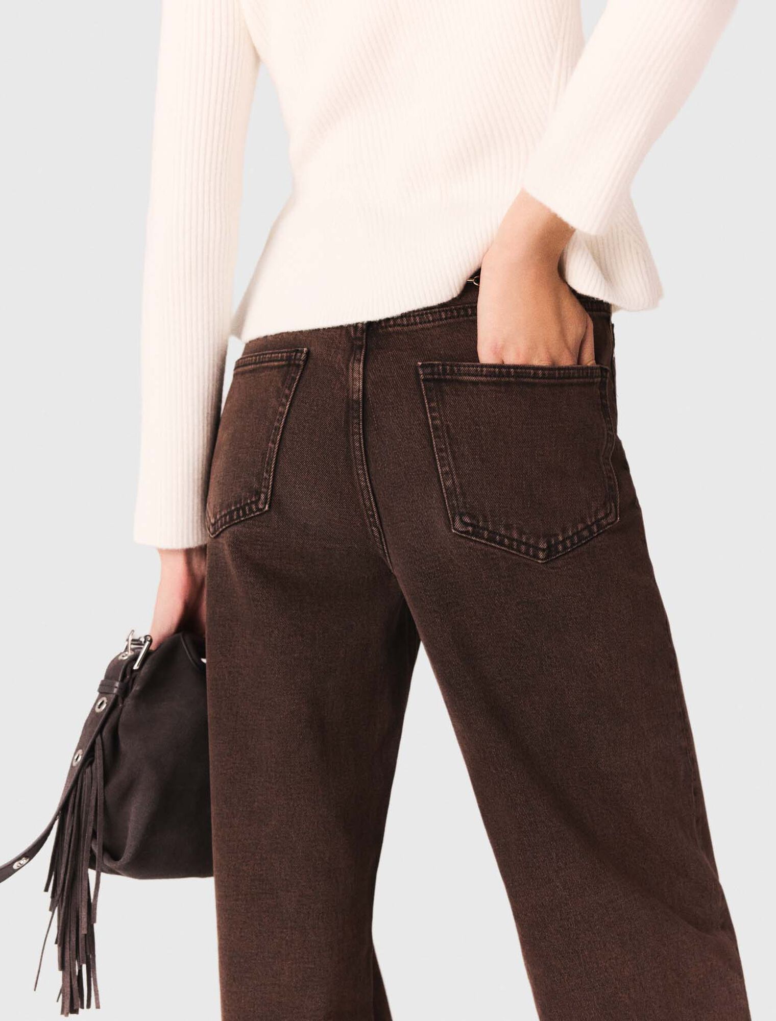 Vaquero bootcut con cadena