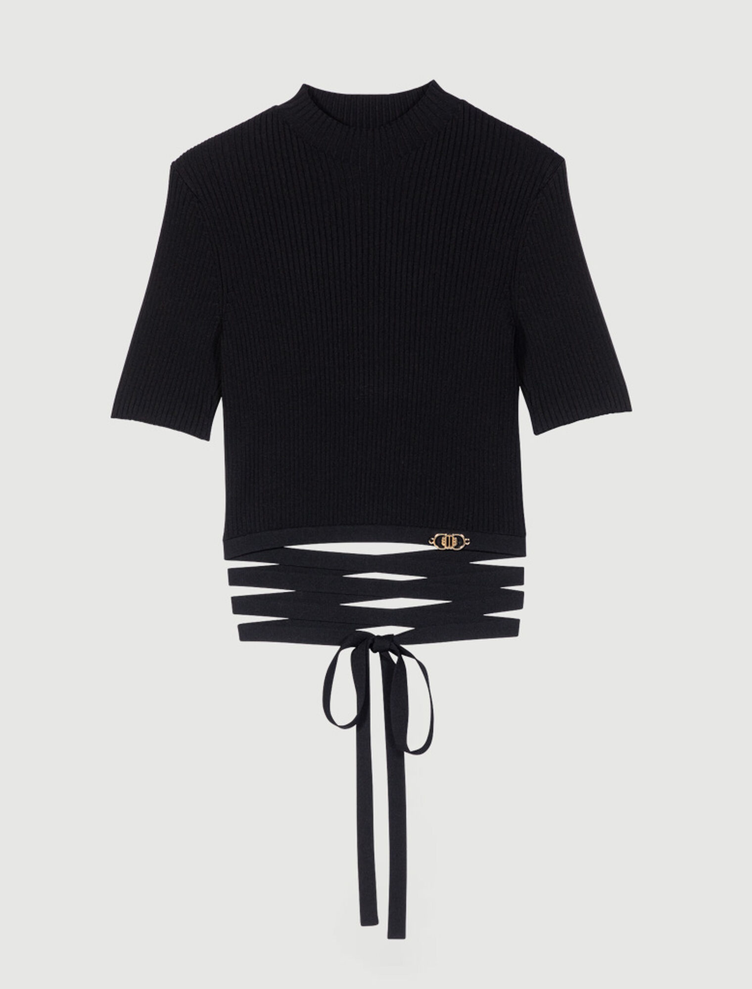 Crop top cruzado