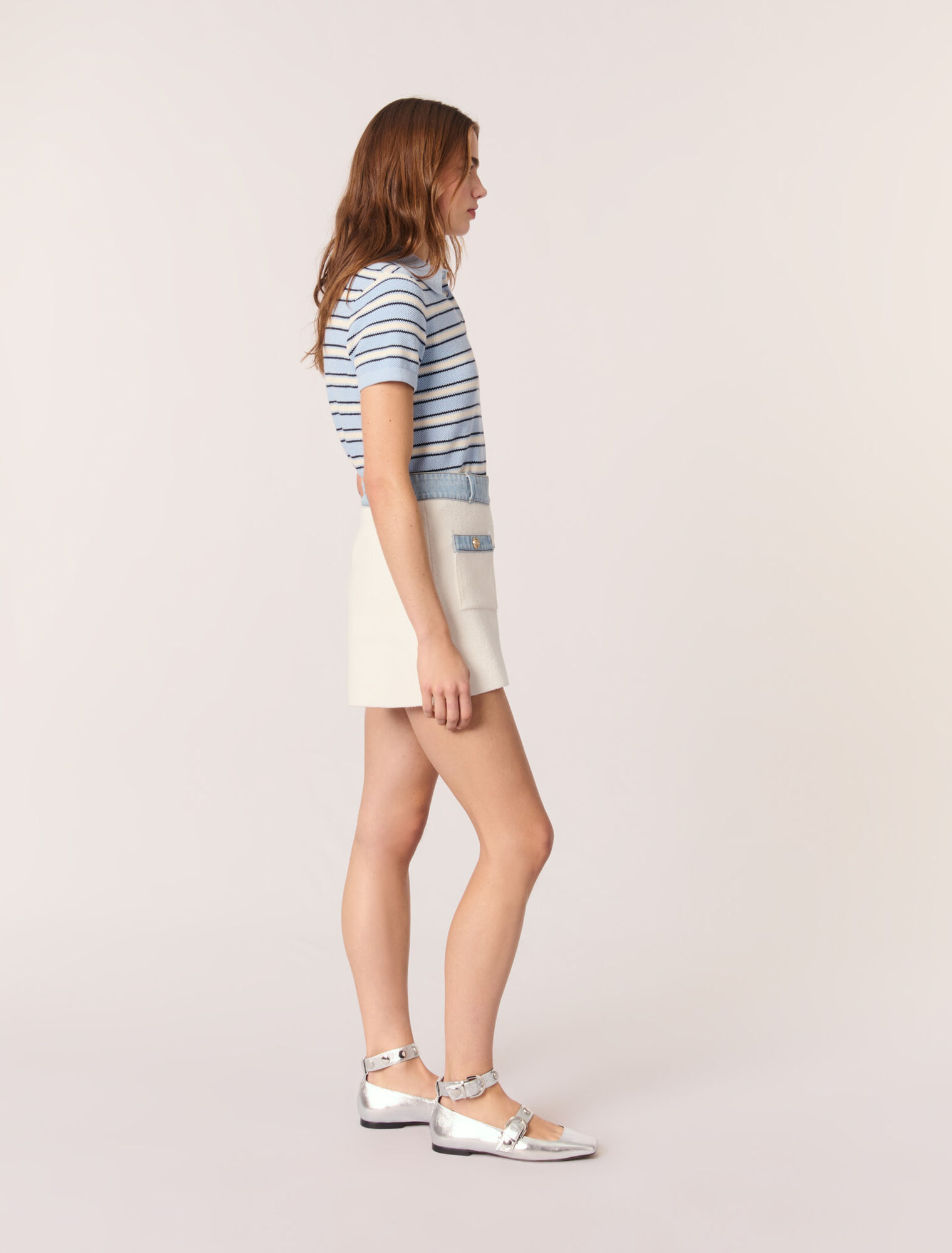 Pantalón corto de punto