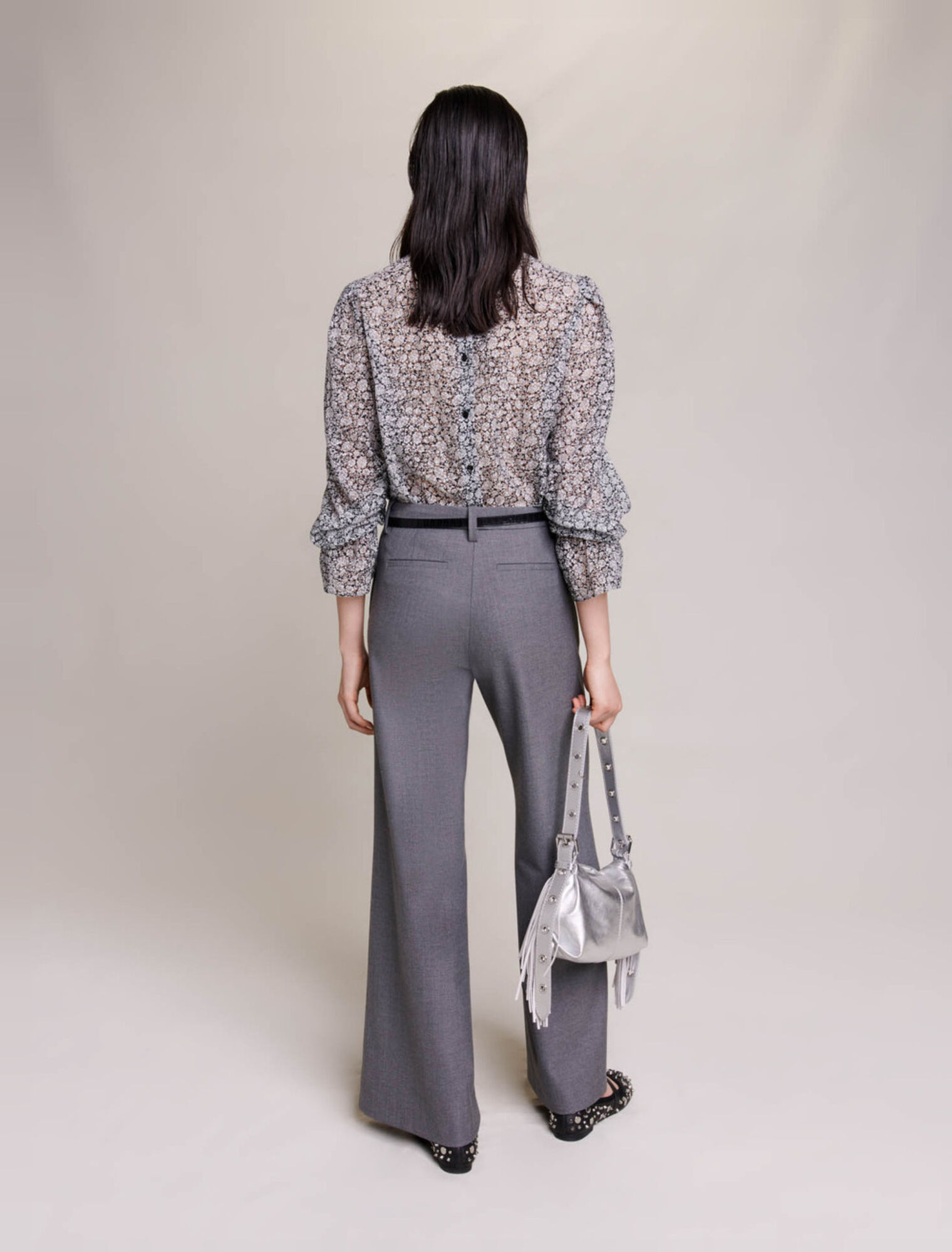 Blusa con estampado floral