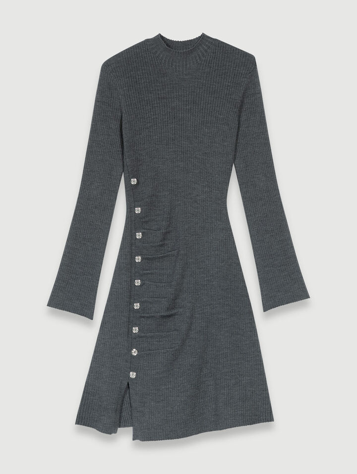 Vestido corto de punto