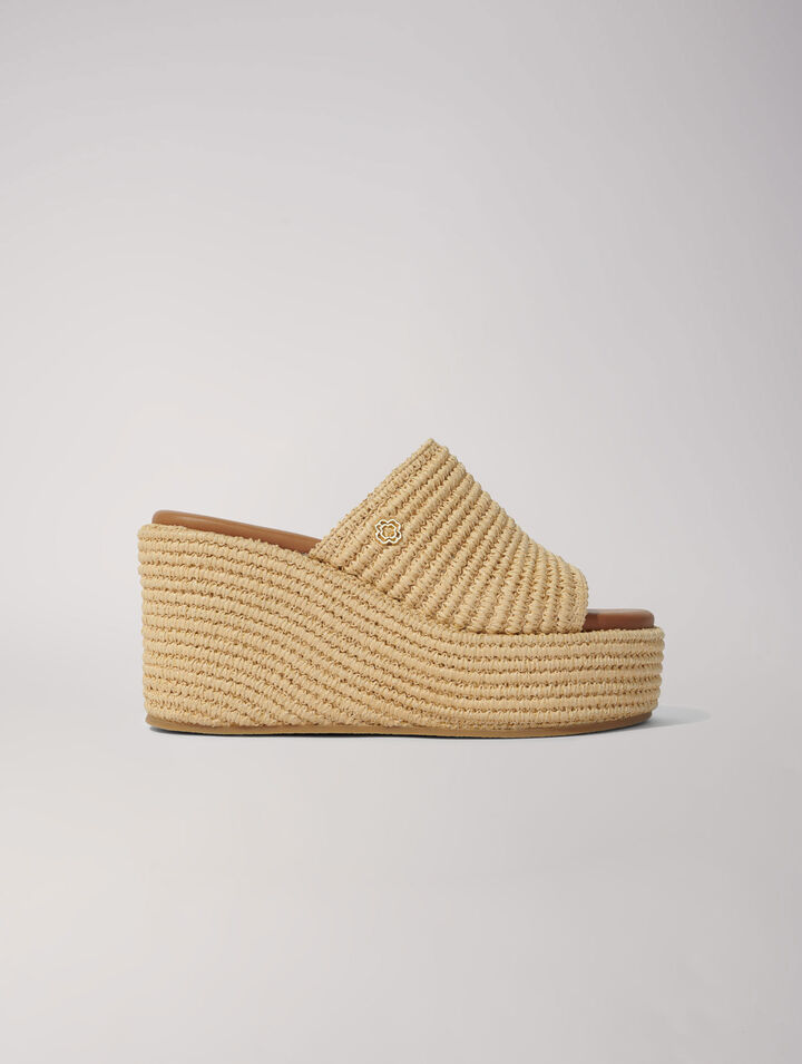 Chinelas con plataforma