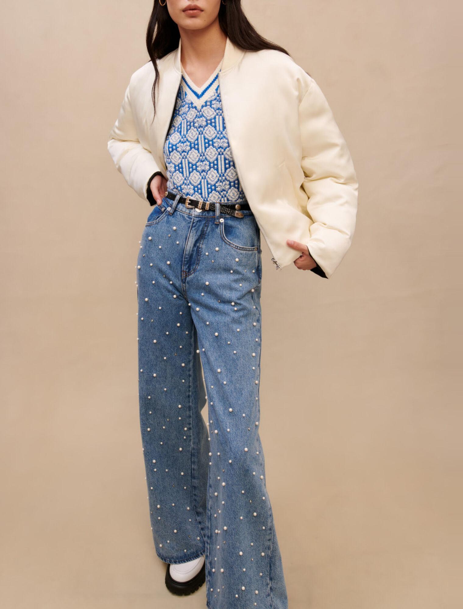Cazadora bomber reversible