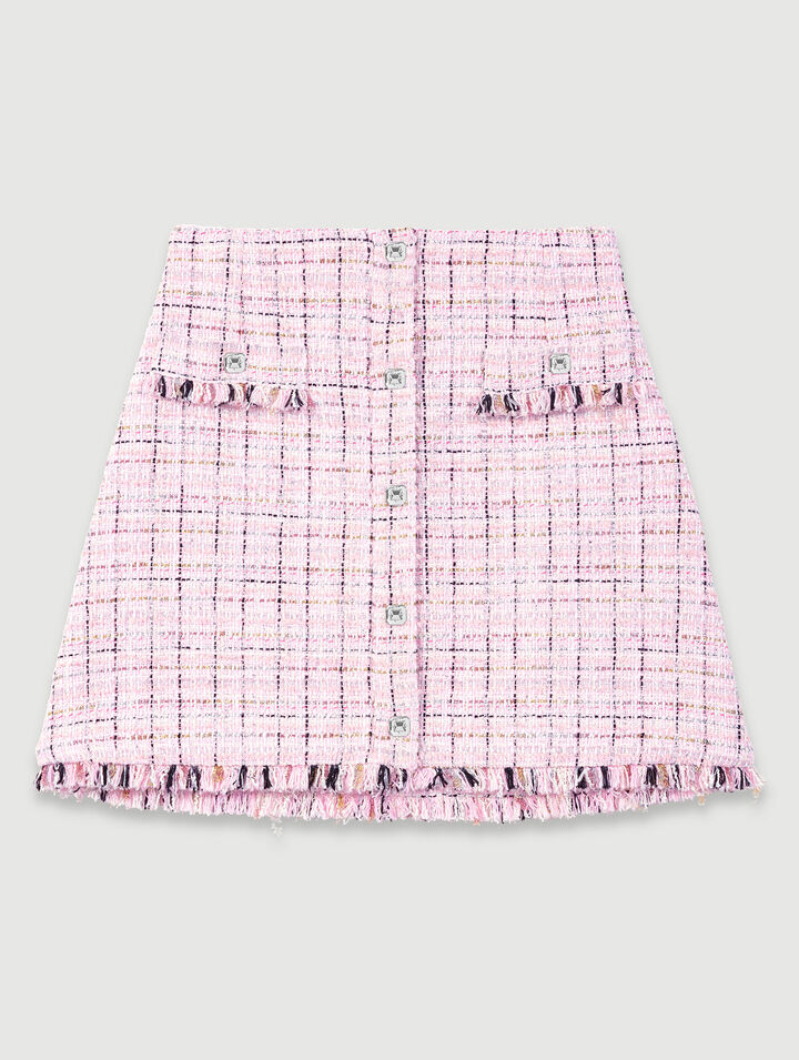 Falda de tweed