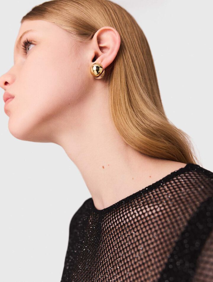 Top de punto con strass