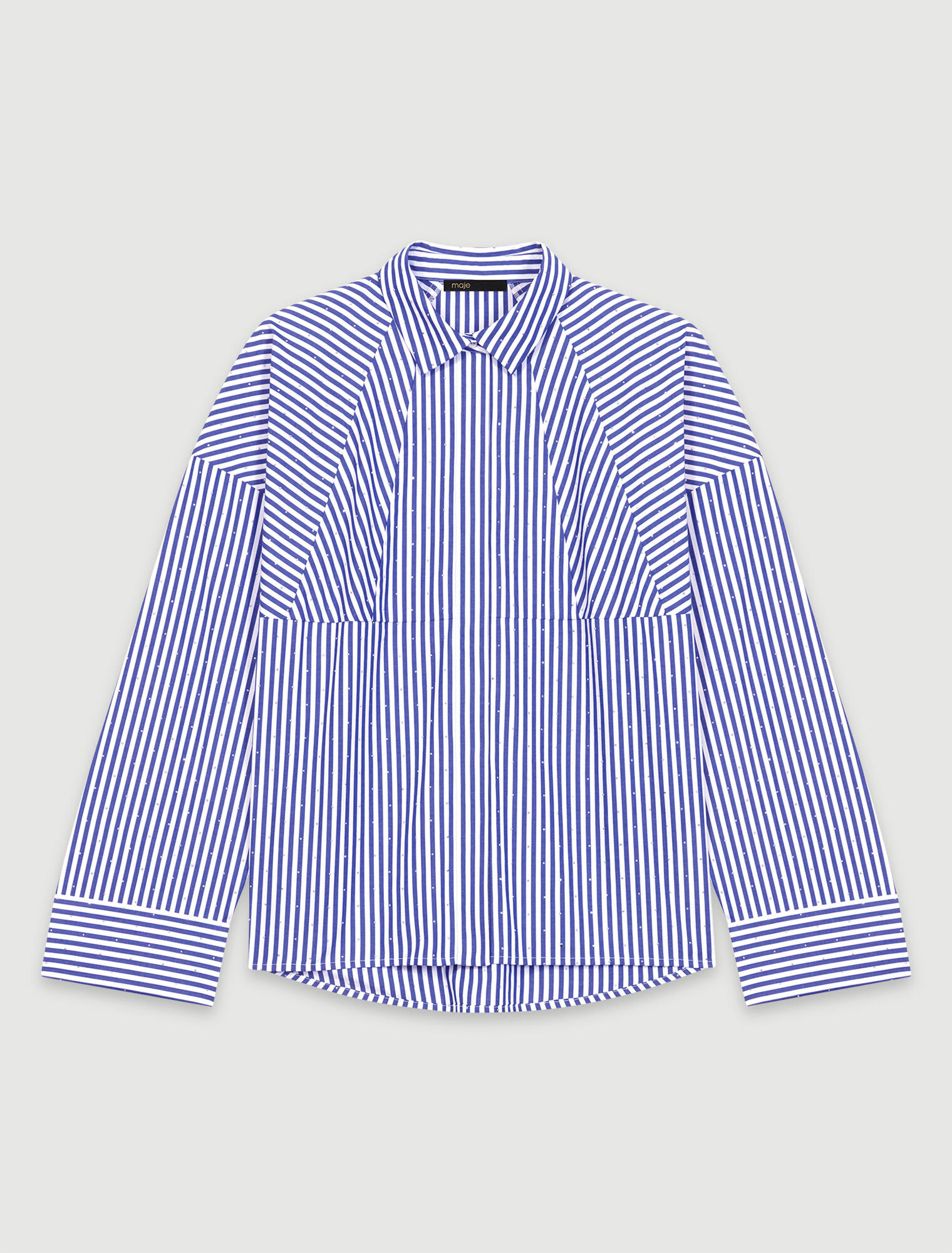 Camisa de rayas con pedrería