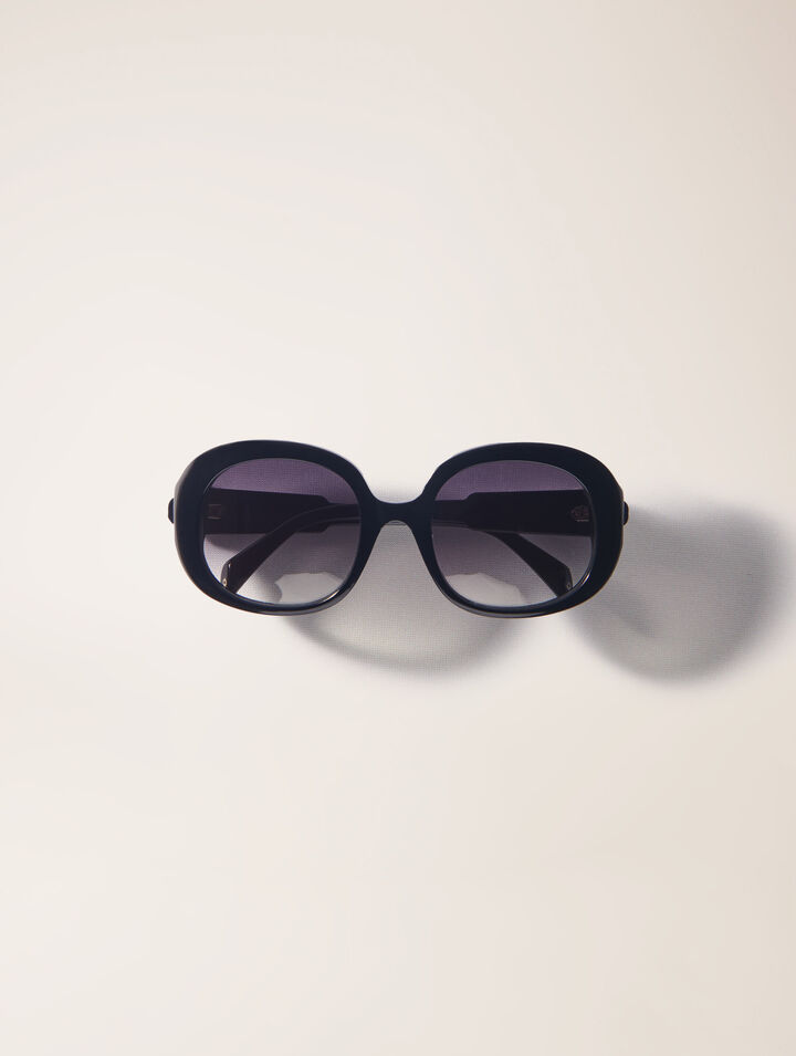 Gafas redondas de acetato