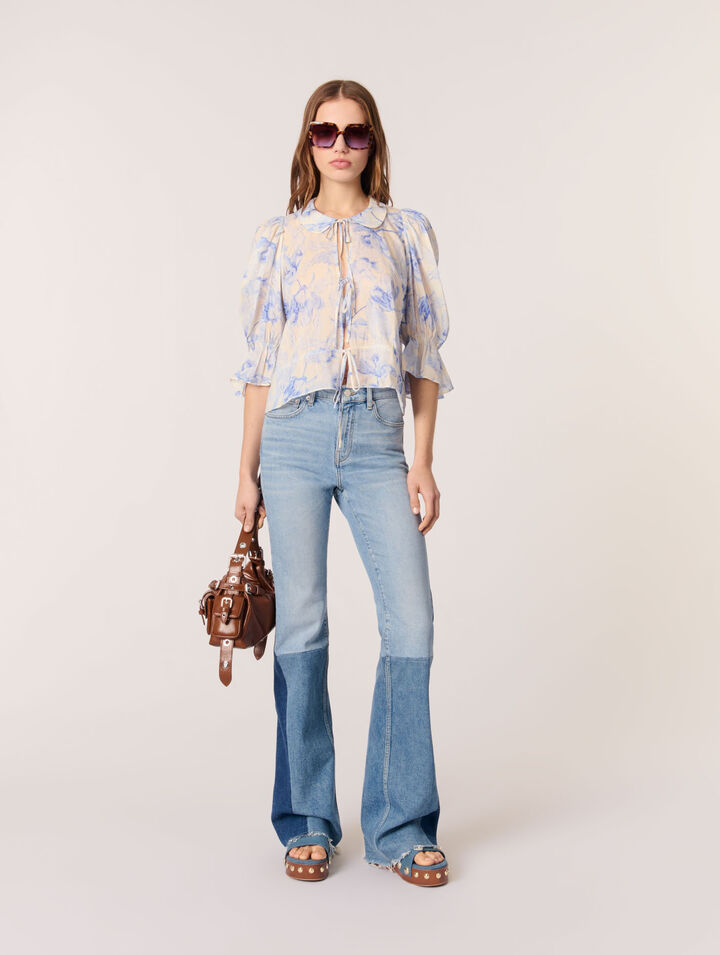 Top estampado