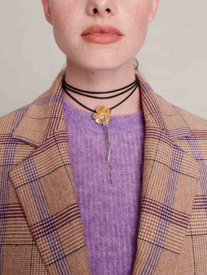 Chaqueta de traje a cuadros