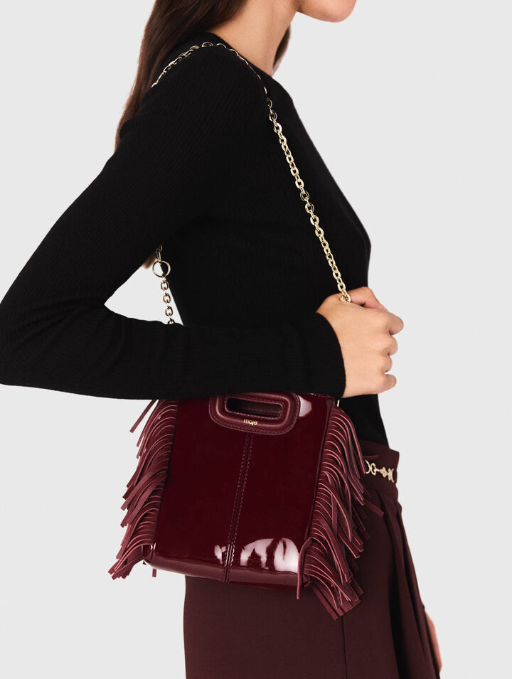 Bolso Miss M de cuero liso