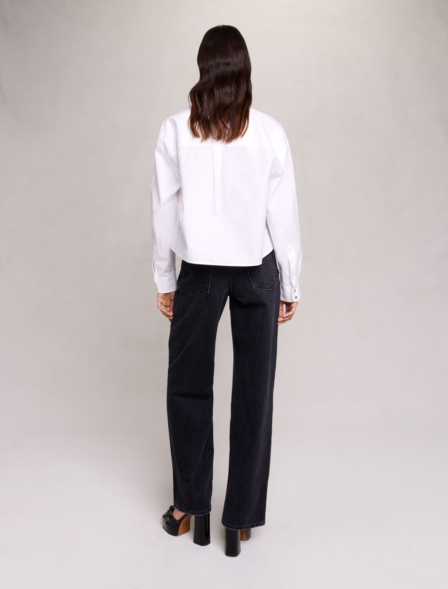 Camisa corta de algod&oacute;n