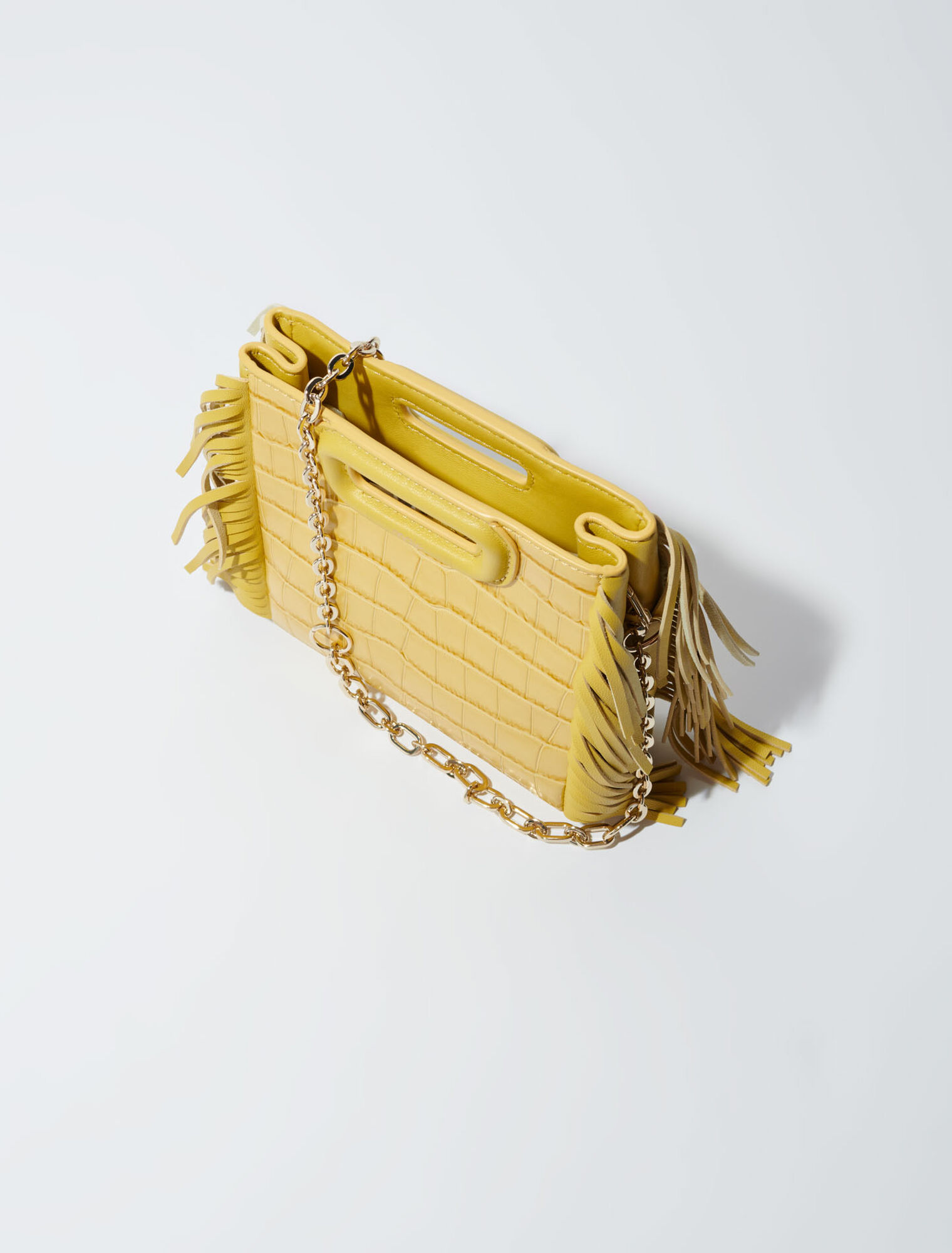 Bolso M Mini de piel de cocodrilo