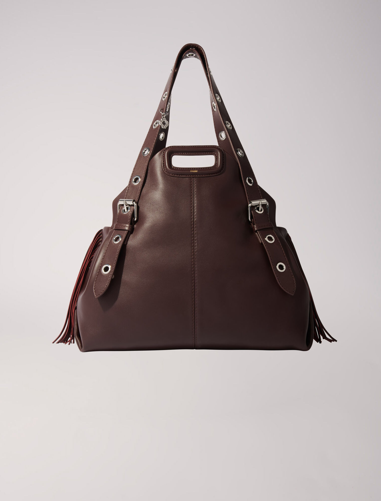 Bolso Miss M XL de cuero liso