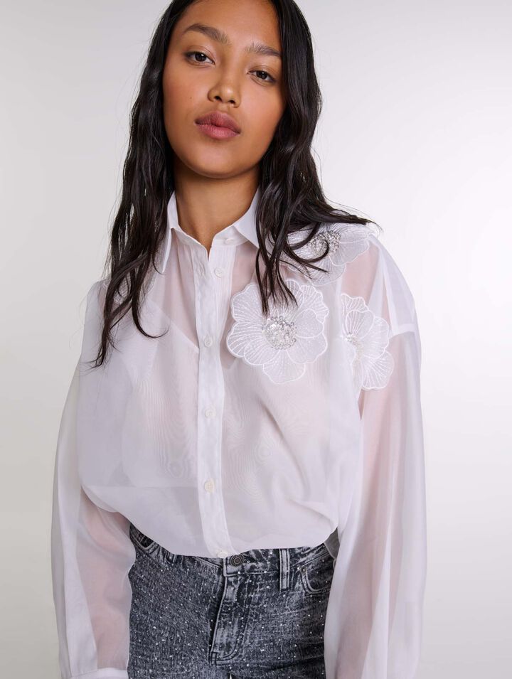 Camisa de organza