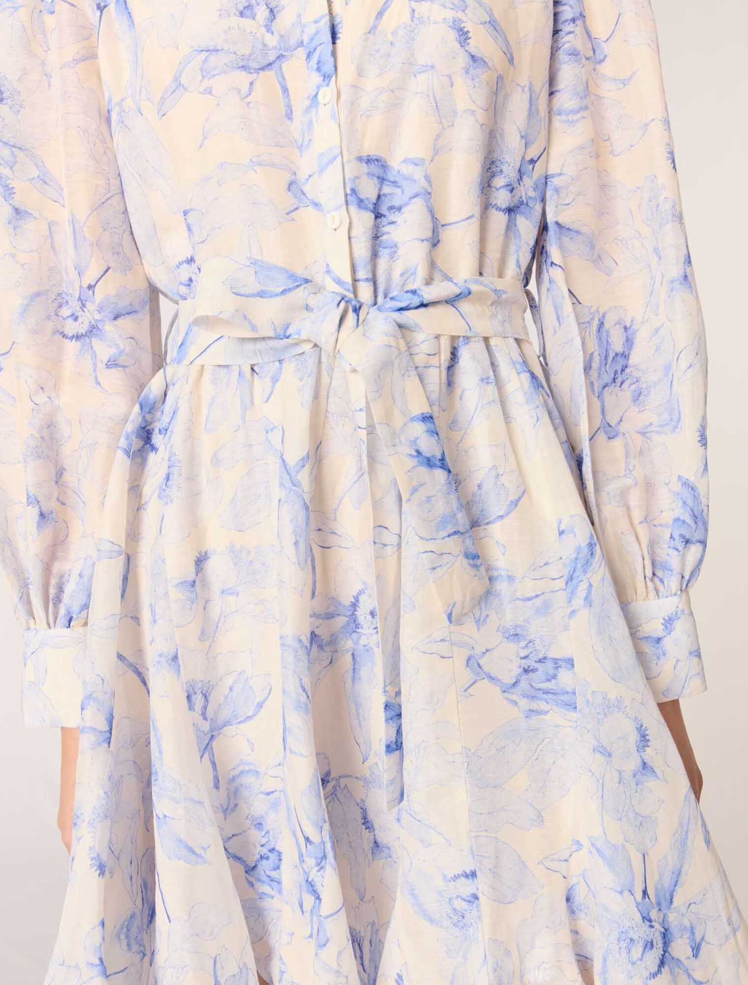 Vestido camisero estampado