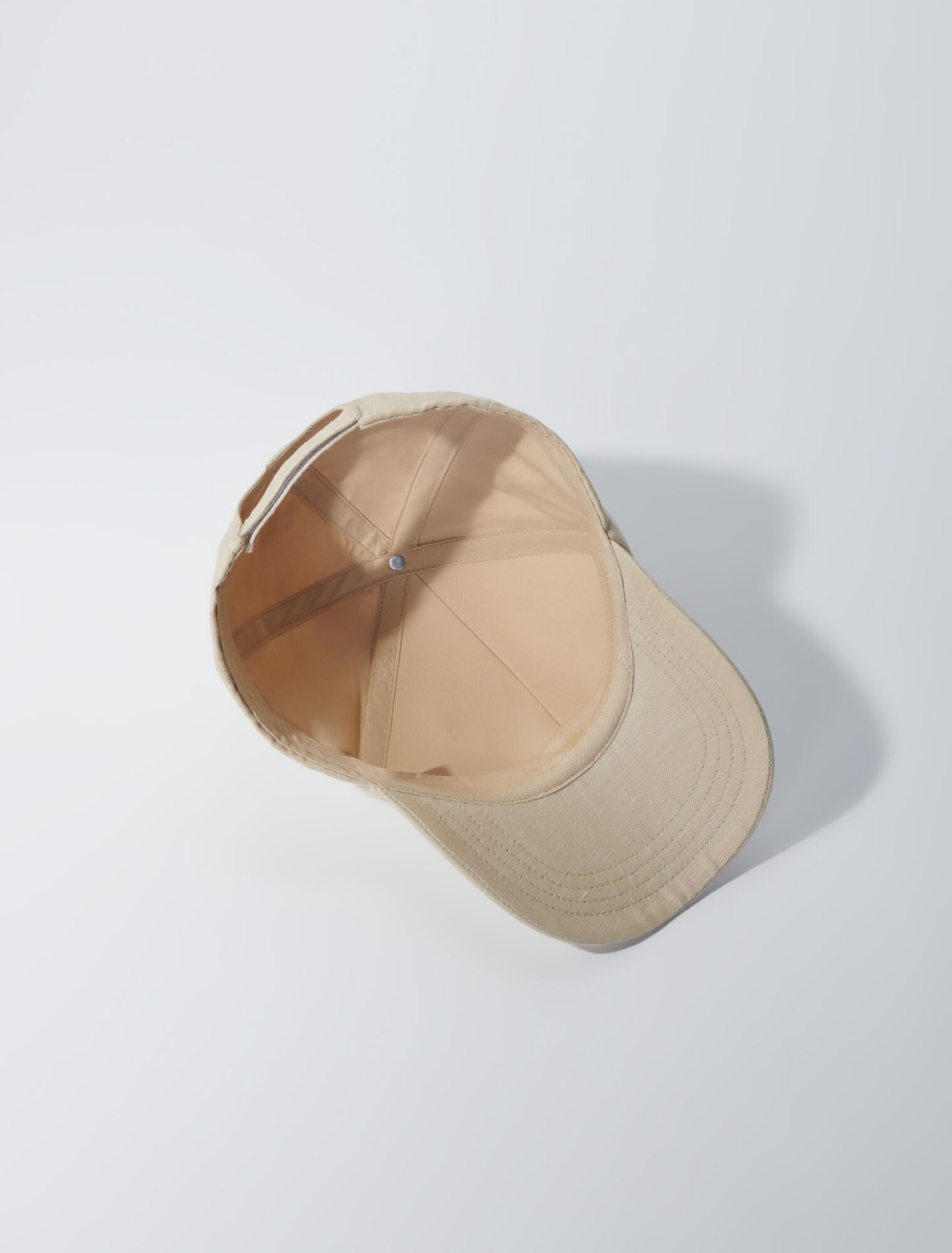 Gorra de lino y algodón