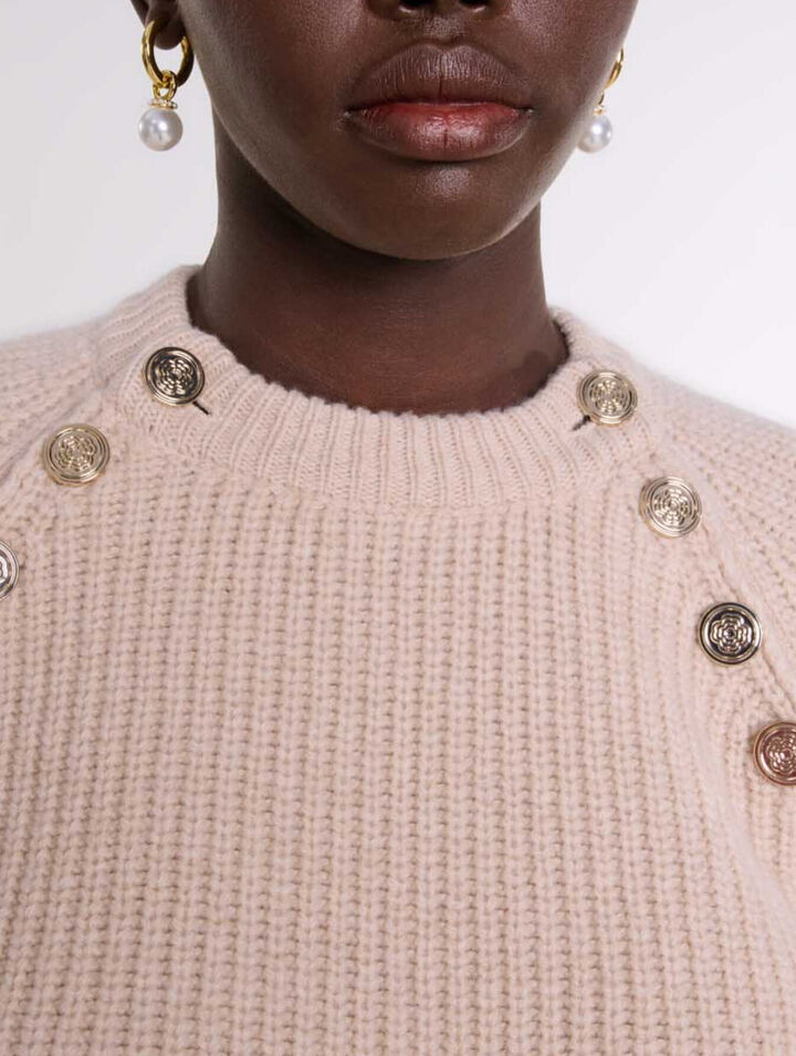 Jersey de canal&eacute; de lana