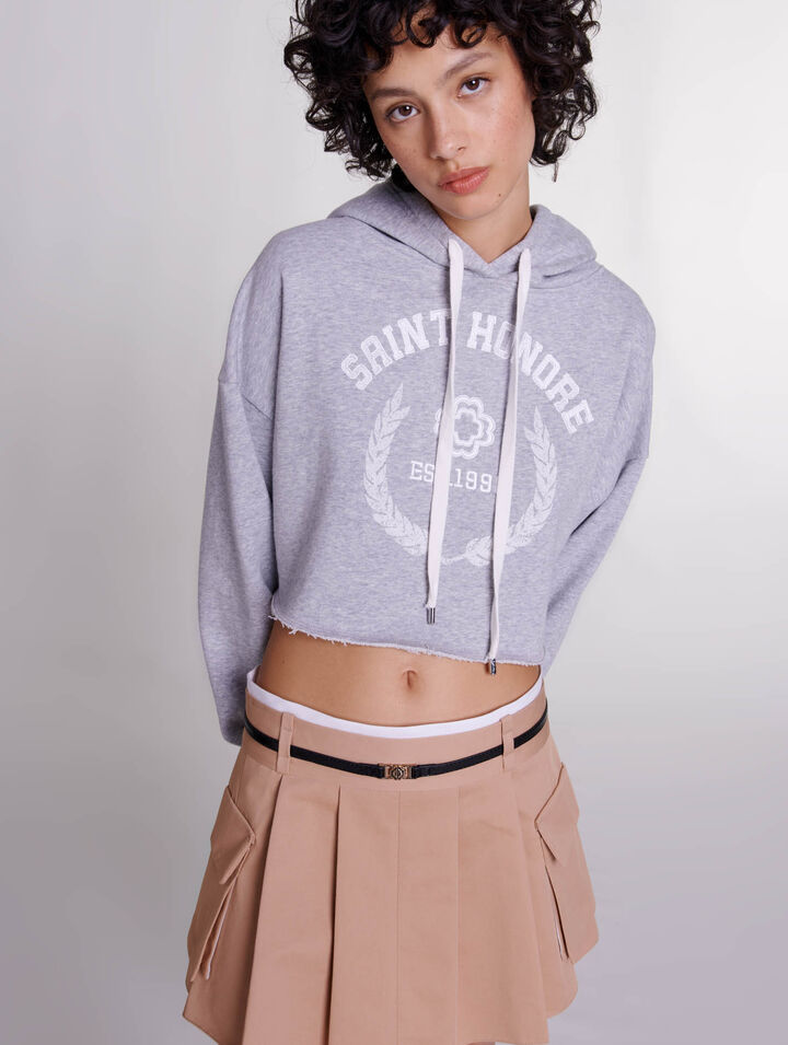 Sudadera crop Saint Honoré