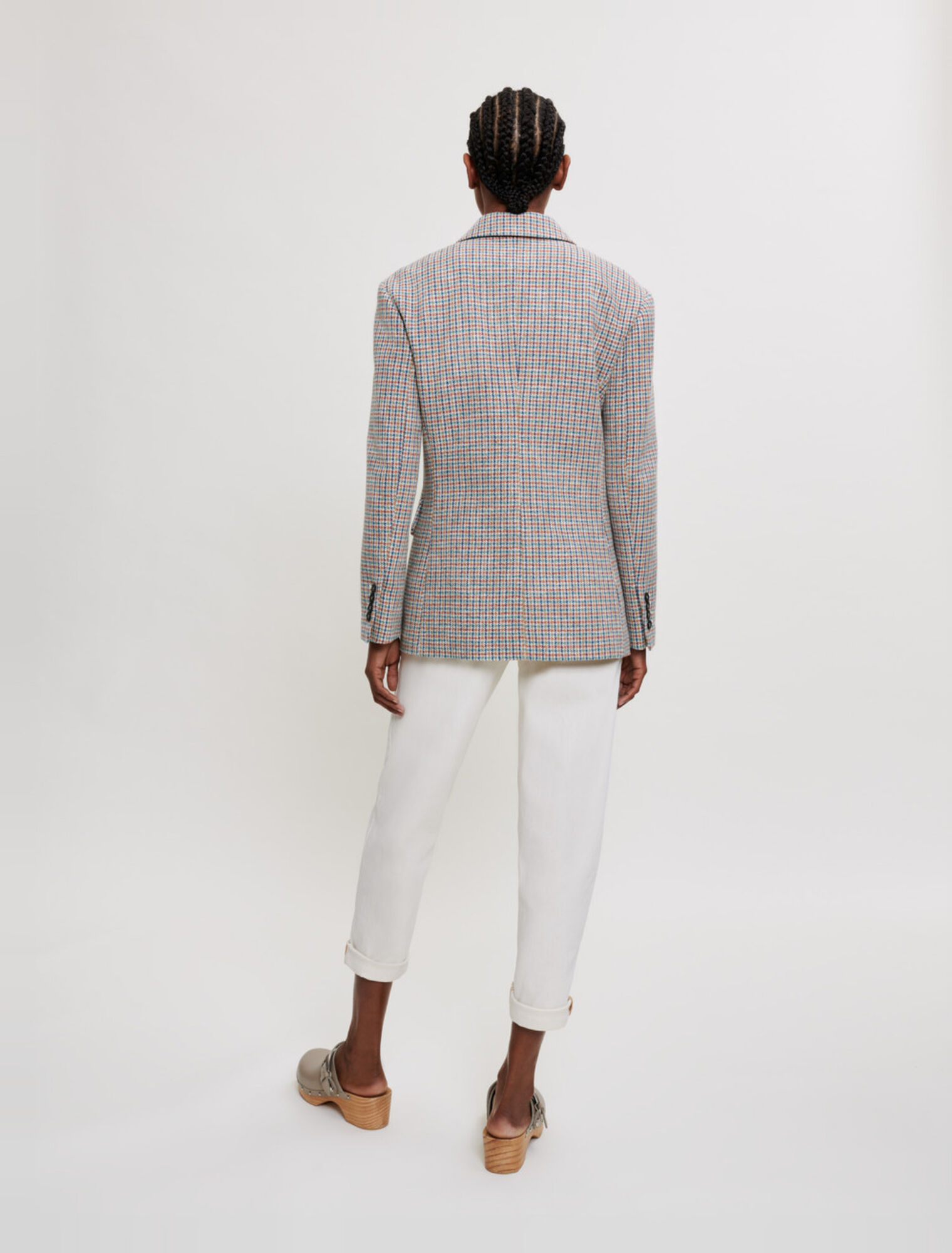 Chaqueta de traje con estampado