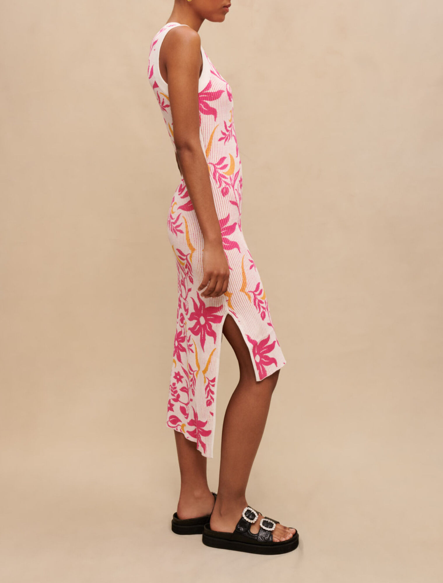 Vestido reversible estampado