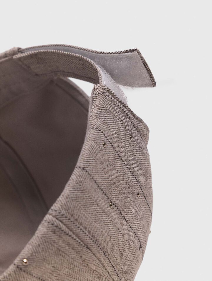 Gorra de algodón estampada