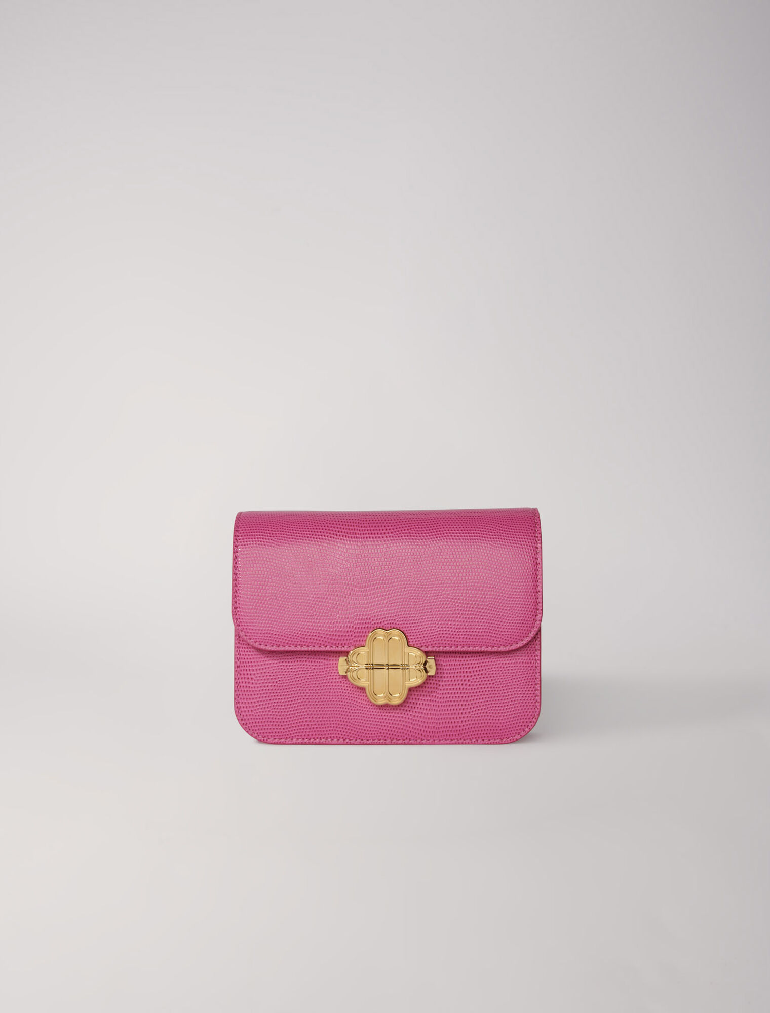 Bolso Clover de piel efecto lagarto