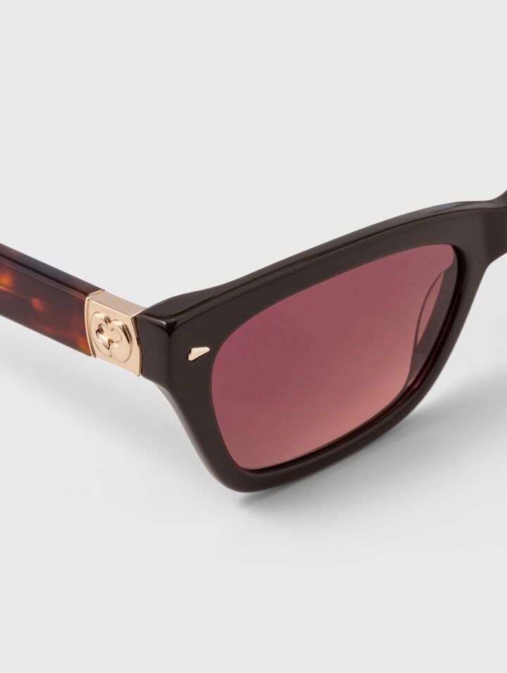 Gafas rectangulares de acetato