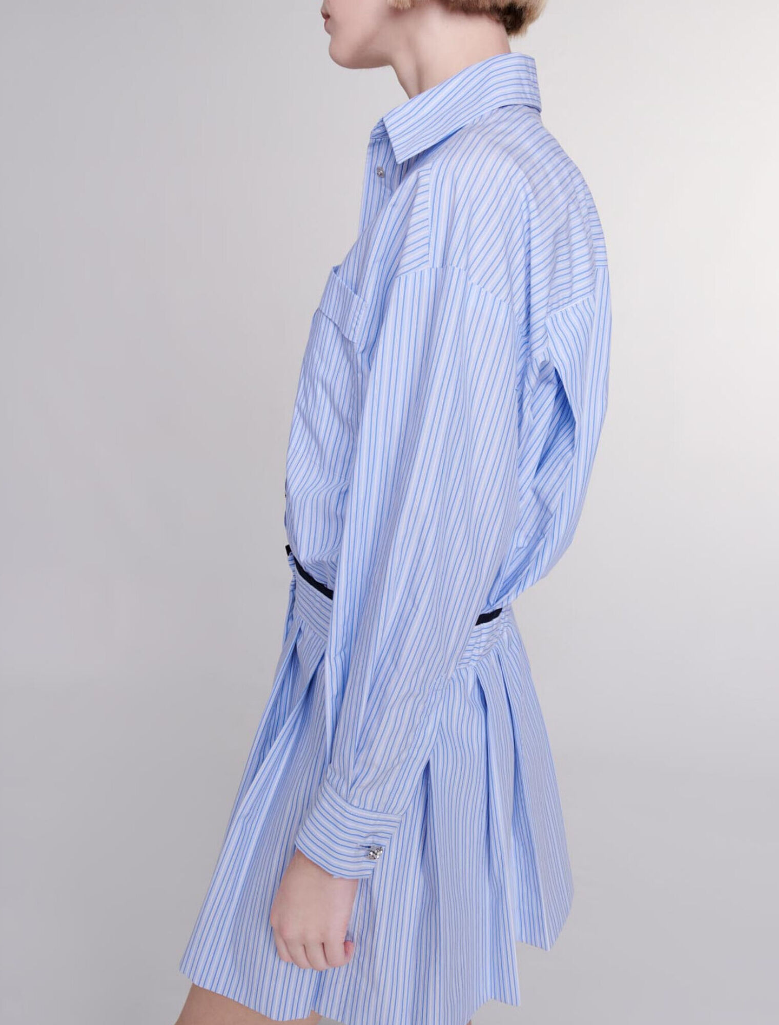 Vestido de camisa corto