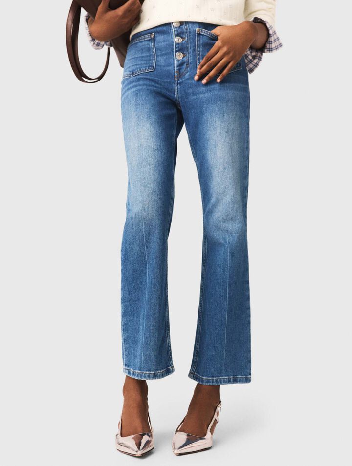 Vaqueros denim con bolsillos