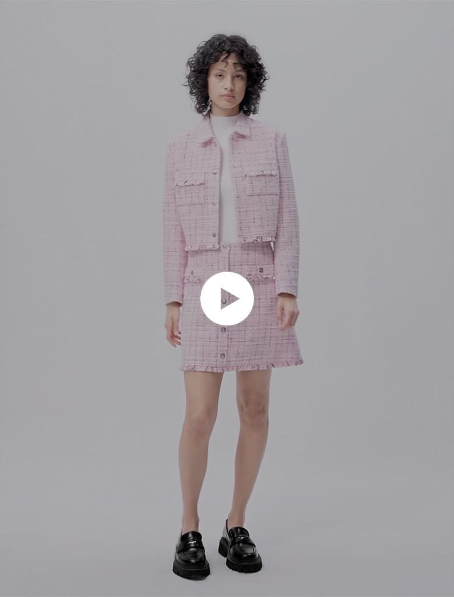 Chaqueta de tweed