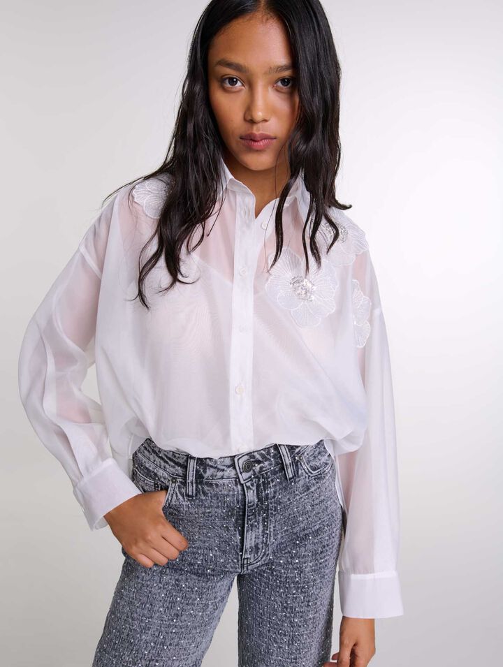 Camisa de organza