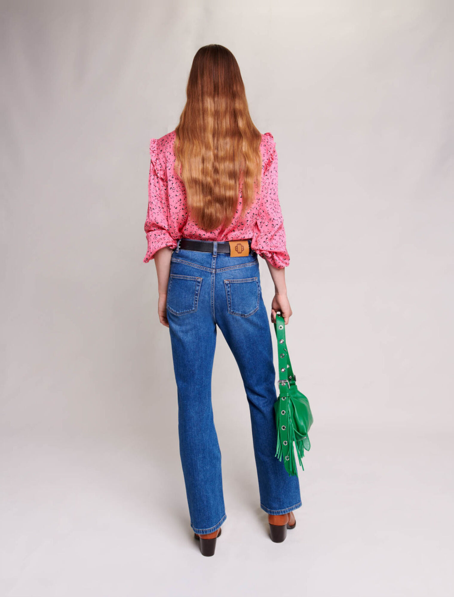 Blusa con estampado floral