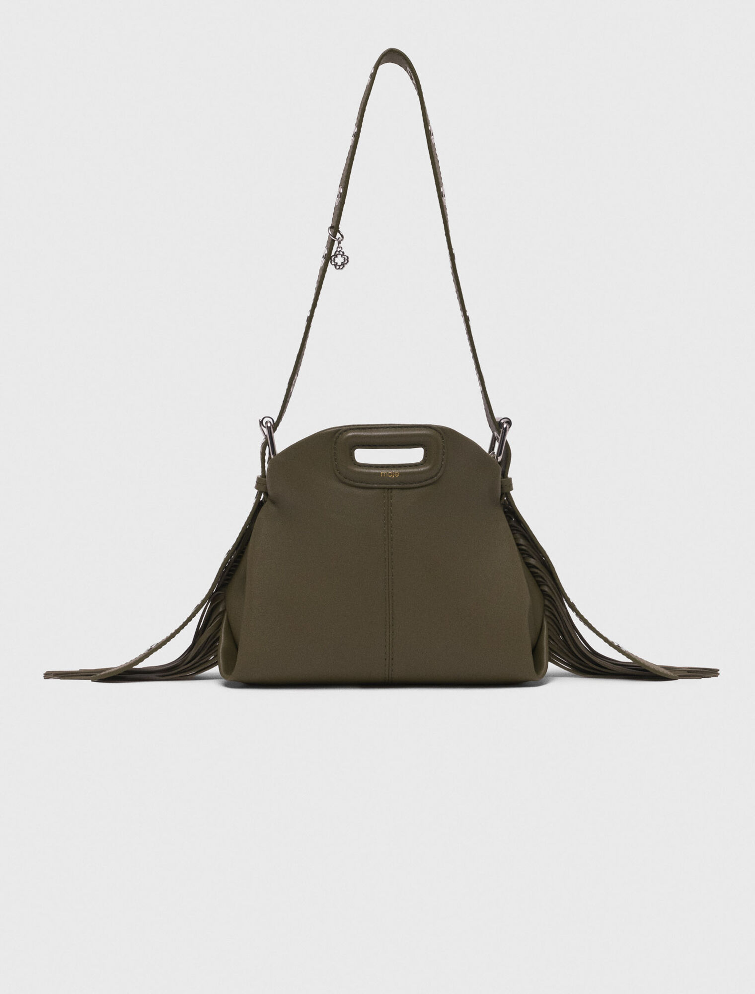 Bolso Miss M mini de cuero liso